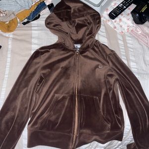 Juicy couture velvet brown sweater